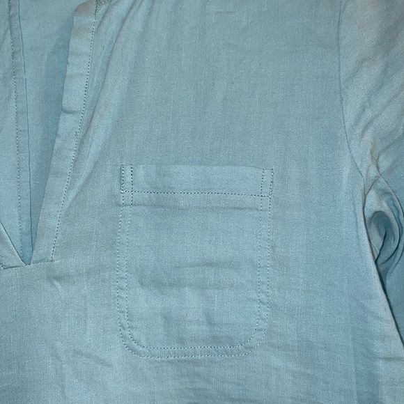 Theory Linen Dress with Pockets - Picture 4 of 5